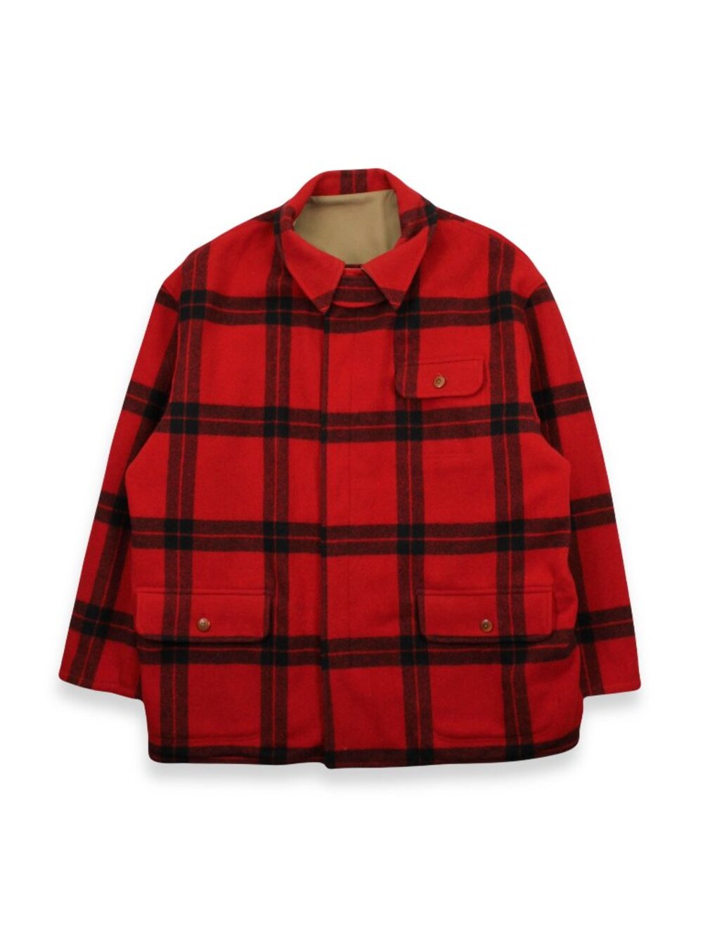 Vintage Polo Country Reversible Plaid Barn Jacket XL